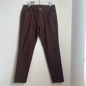 Lululemon Mens ABC Classic Pants Utilitech Dark Brown Sz 34